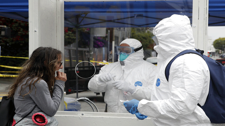 Λος Άντζελες: Το ποσοστό μολύνσεων εκτιμάται ότι είναι 40 φορές μεγαλύτερο 