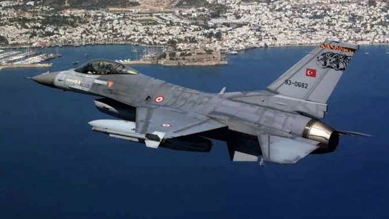 Τουρκικά αεροσκάφη πέταξαν παράνομα πάνω από δύο ελληνικά νησιά