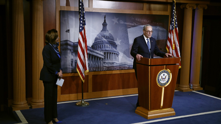 ΗΠΑ: Συμφωνία Δημοκρατικών – Λευκού Οίκου για τη χορήγηση ακόμη 300 δισ. δολαρίων στις μικρομεσαίες επιχειρήσεις