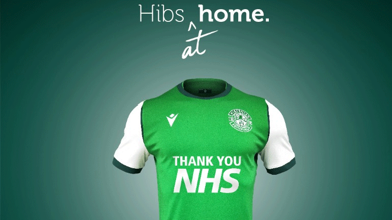 Σκωτία: Η Χιμπέρνιαν αφιερώνει την κεντρική διαφήμιση της φανέλας της στο σύστημα υγείας