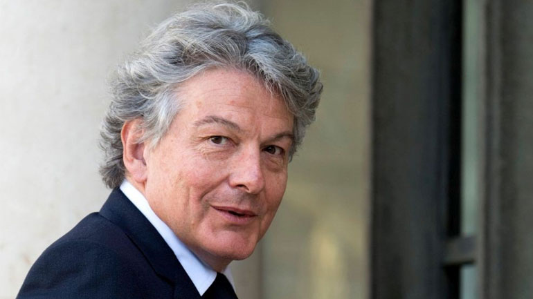 Η ΕΕ οδεύει προς οικονομική συρρίκνωση 5-10% το 2020, λέει ο επίτροπος Μπρετόν