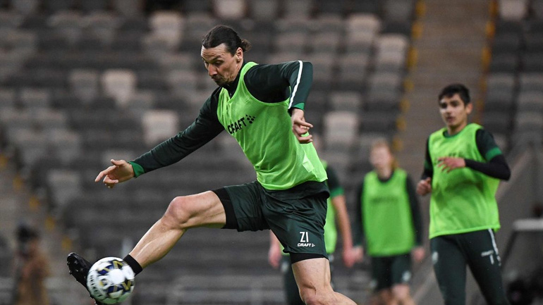 Ο Ιμπραΐμοβιτς έπαιξε και σκόραρε σε φιλικό με τη Χάμαρμπι