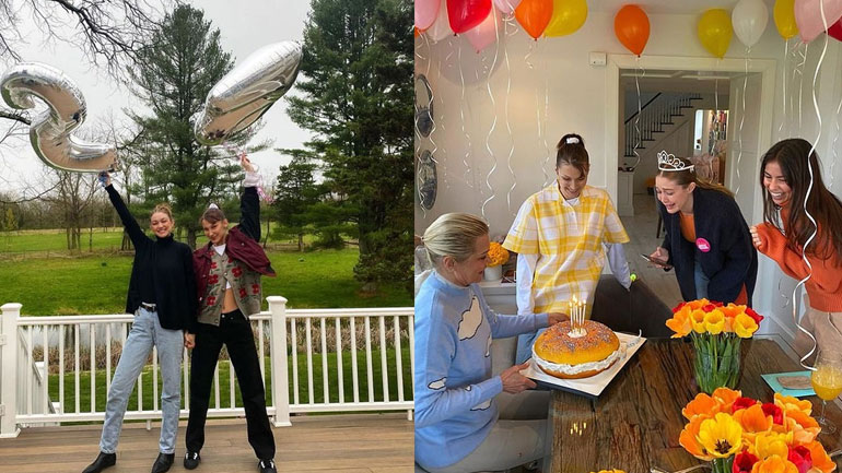 Η Gigi Hadid γιόρτασε τα 25α γενέθλιά της εν μέσω καραντίνας