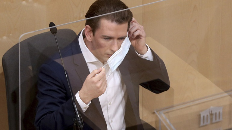 Αυστρία: Διάγγελμα Κουρτς το μεσημέρι της Δευτέρας