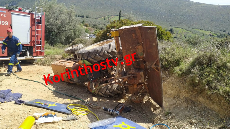 Νεμέα: Νεκρός αγρότης από ανατροπή τρακτέρ