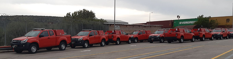 Το Isuzu D-Max στα χρώματα του Πυροσβεστικού Σώματος