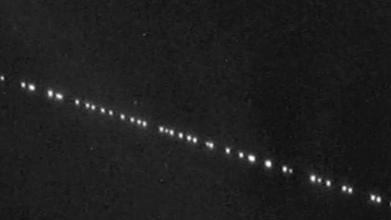 Ηλεία: Εντυπωσιακό θέαμα από «αστερισμό» τεχνητών δορυφόρων