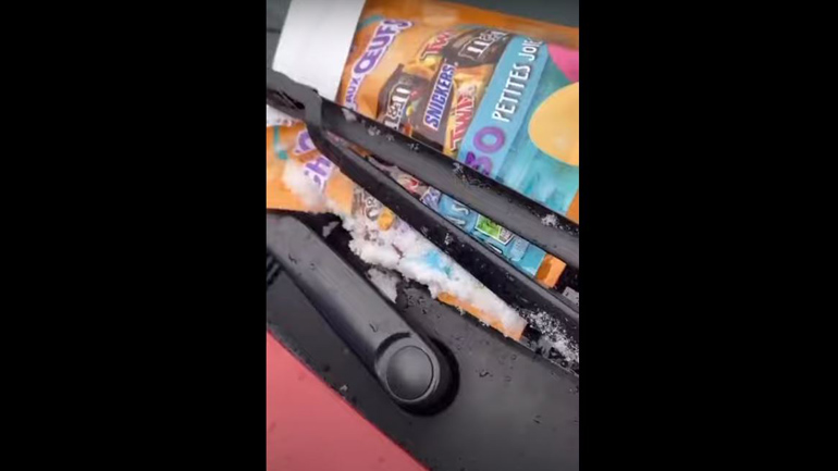 «Συγγνώμη που σε τράκαρα, πάρε μια σοκολάτα»