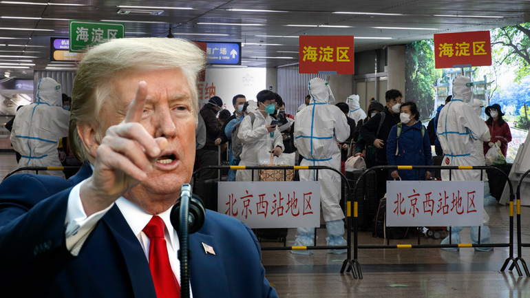 Ο Τραμπ απειλεί με αγωγή την Κίνα για τον Covid-19