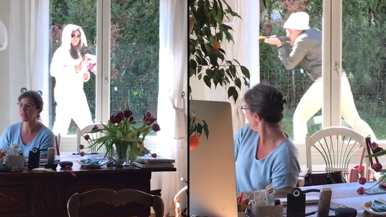 Κυνήγι κουνελιού κατά τη διάρκεια του μαθήματος