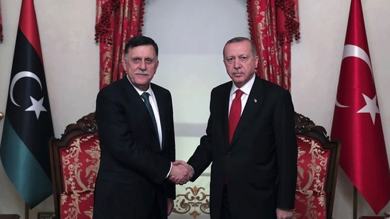 Την κυβέρνηση Σάρατζ απέναντι στον Χάφταρ θα υπερασπιστεί η Τουρκία