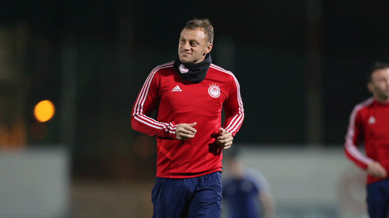 Ολυμπιακός: Συνεχίζει με αμείωτο ρυθμό τις ατομικές προπονήσεις ο Αβραάμ Παπαδόπουλος