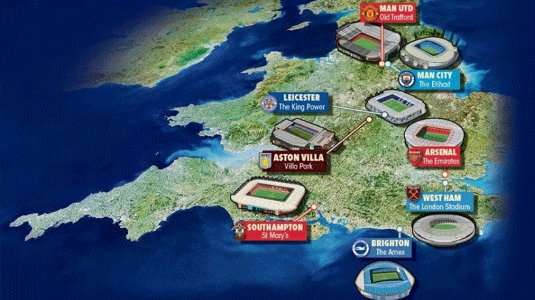 Αγγλία: Τα οκτώ γήπεδα που θα φιλοξενήσουν τους αγώνες της Premier League