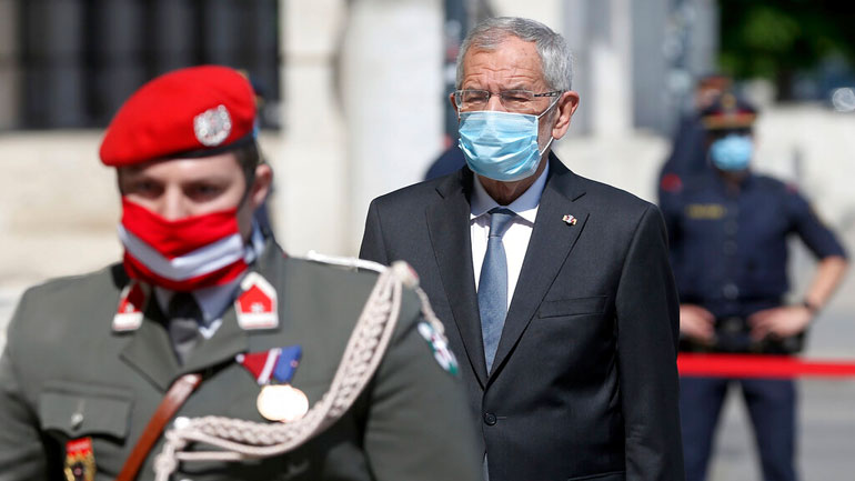  Μήνυμα θάρρους έστειλε με διάγγελμα του ο πρόεδρος της Αυστρίας Βαν ντερ Μπέλεν