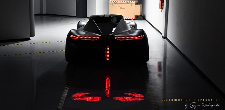 Στη φωτογραφία το πρώτο πρωτότυπο CHAOS (που ακόμα δεν έχει ολοκληρωθεί) της Spyros Panopoulos Automotive 