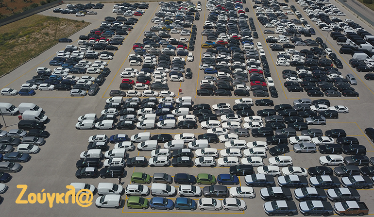 Εικόνα από ελληνικά Logistics (Sarmed Automotive) με χιλιάδες αυτοκίνητα που περιμένουν να πάρουν το... δρόμο τους!