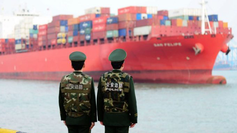 Μείωση καταγράφηκε στις εξαγωγές εμπορευματοκιβωτίων της Κίνας