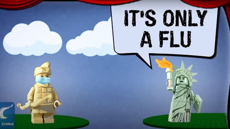 Η Κίνα ειρωνεύεται τις ΗΠΑ χρησιμοποιώντας… Lego