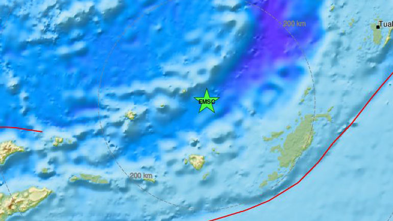 Σεισμός 6,9 Ρίχτερ κοντά στην Ινδονησία