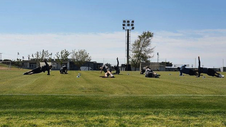 H φωτογραφία που ανέβασε ο ΠΑΟΚ από τη σημερινή του προπόνηση