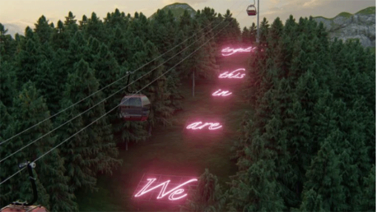 «Together», μια εγκατάσταση με νέον στο Κολοράντο των ΗΠΑ