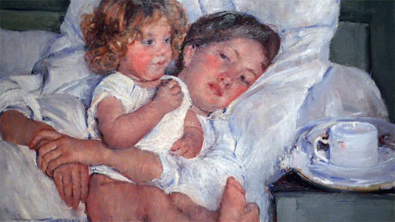 Τρυφερές στιγμές μητέρας-παιδιού σε έργα τέχνης