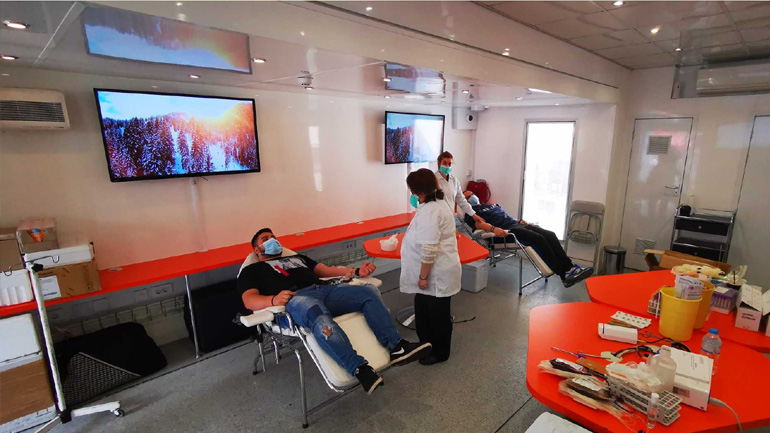 Με μεγάλη επιτυχία ολοκληρώθηκε η αιμοδοσία στον ΠΟΑΙΘ