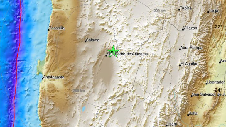Σεισμός 5,5 Ρίχτερ στη Χιλή