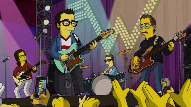 Οι Weezer σε «μέταλ» εκδοχή του μουσικού θέματος των «The Simpsons»