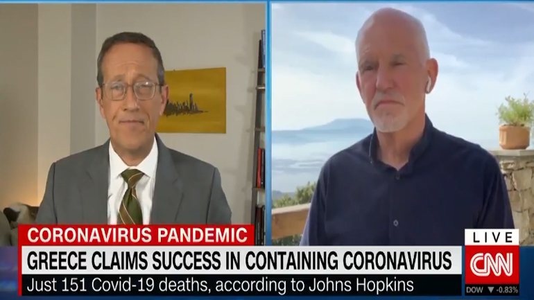 Παπανδρέου στο CNN: Ήρθε η ώρα η Ευρώπη να αποδείξει ότι δουλεύει για όλους