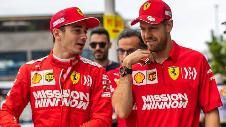 O Leclerc είπε αντίο στον Vettel