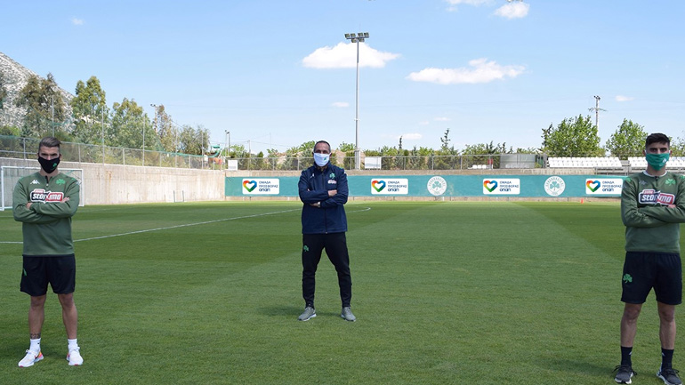 Παναθηναϊκός: «Πράσινες» μάσκες με τα έσοδα στη μάχη κατά του κορωνοϊού