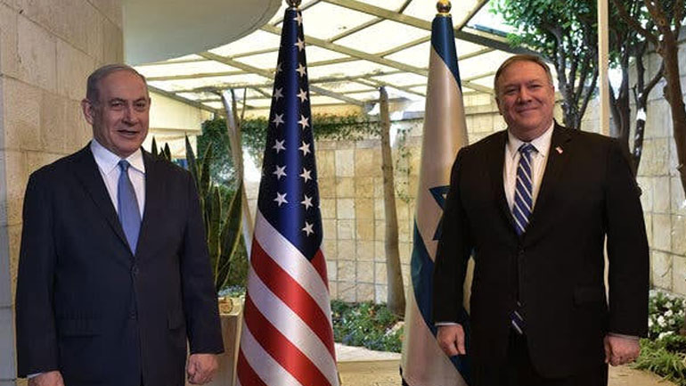 «Κίτρινο φως» Πομπέο στο Ισραήλ για την προσάρτηση παλαιστινιακών εδαφών