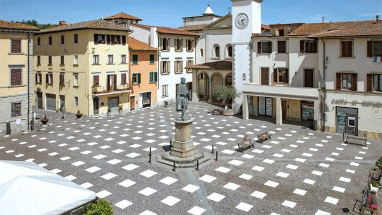 StoDistante, μια εγκατάσταση για χρήση πλατείας σε καιρούς πανδημίας