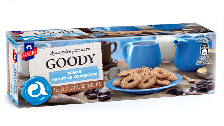 Η αγαπημένη οικογένεια μπισκότων Goody μεγαλώνει. Νέα γεύση με γάλα και κομμάτια σοκολάτας