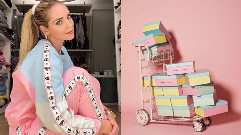 Champion x Chiara Ferragni: Η νέα collab collection για τους λάτρεις των pastel