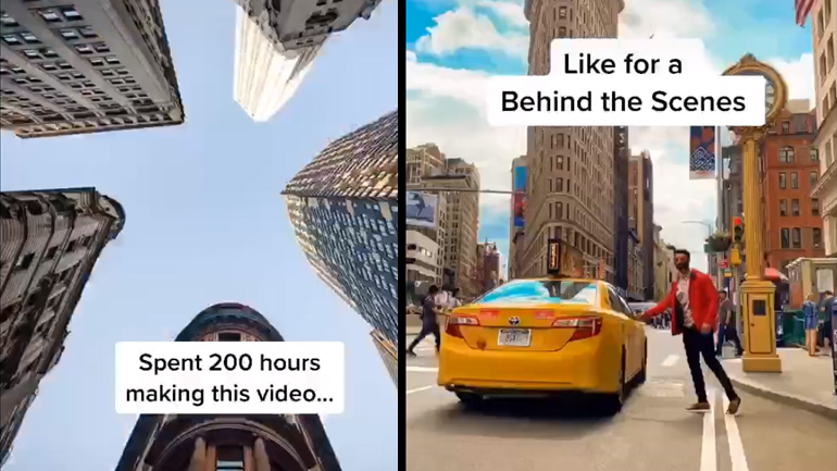 Hyperlapse από 1272 φωτογραφίες του Instagram