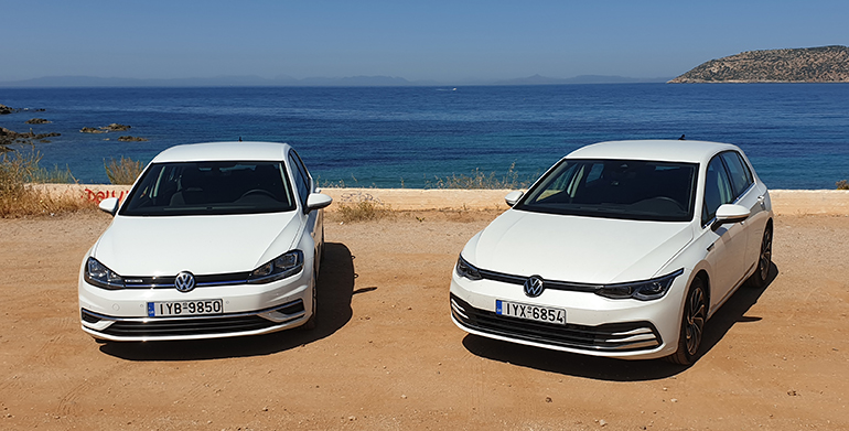 Δεξιά η νέα γενιά και αριστερά η προηγούμενη...