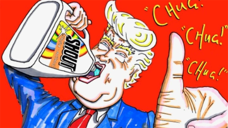 Με νέες γελοιογραφίες ο Τζιμ Κάρεϊ επικρίνει τον Ντόναλντ Τραμπ