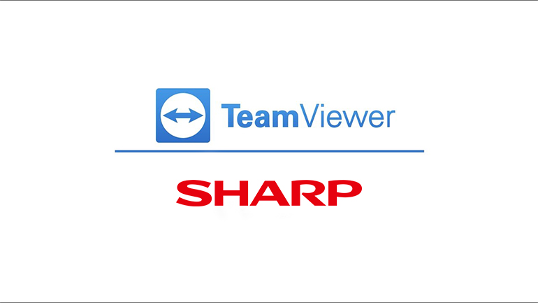 Συνεργασία TeamViewer με Sharp