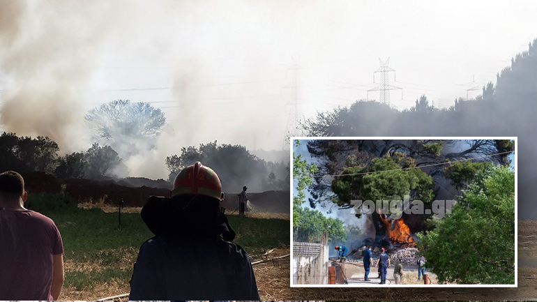 Υπό έλεγχο η πυρκαγιά στον Αγ. Στέφανο