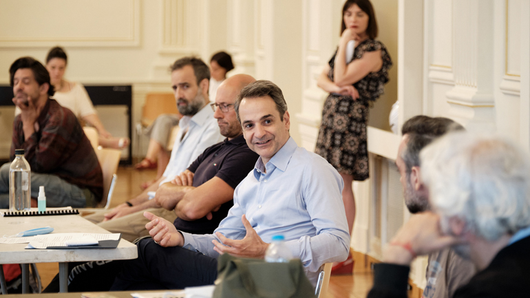 Μητσοτάκης: Δεν πρόκειται να αφήσουμε ξεκρέμαστο τον κόσμο του πολιτισμού τον χειμώνα