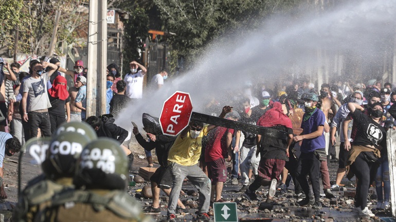 Χιλή: Νέα διαδήλωση με αίτημα να γίνει διανομή τροφίμων εν μέσω του lockdown