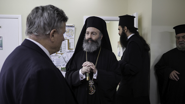 Επίσκεψη του Αρχιεπισκόπου Αυστραλίας στο Ελληνικό Κέντρο Προνοίας, στο Newtown του Σίδνεϊ