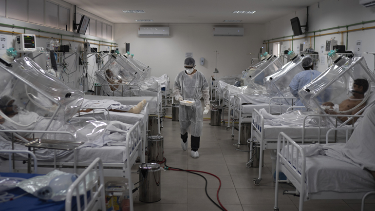 Covid-19: 1.188 νέοι θάνατοι στη Βραζιλία