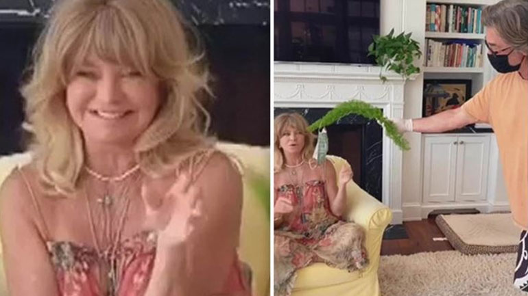 #laughingchallenge: H Goldie Hawn μόλις παρουσίασε το καλύτερο challenge της καραντίνας