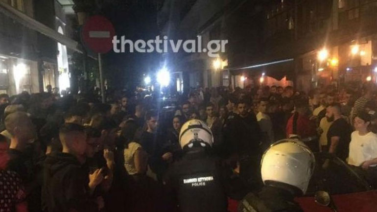 Ένταση για ένα take away ποτό στη Θεσσαλονίκη