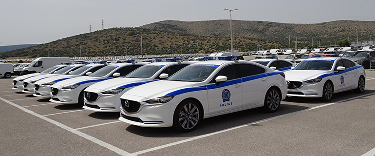 Tα Mazda 6 στα χρώματα της ελληνικής αστυνομίας