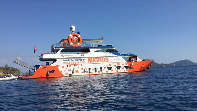 Σουπερμάρκετ στη θάλασσα