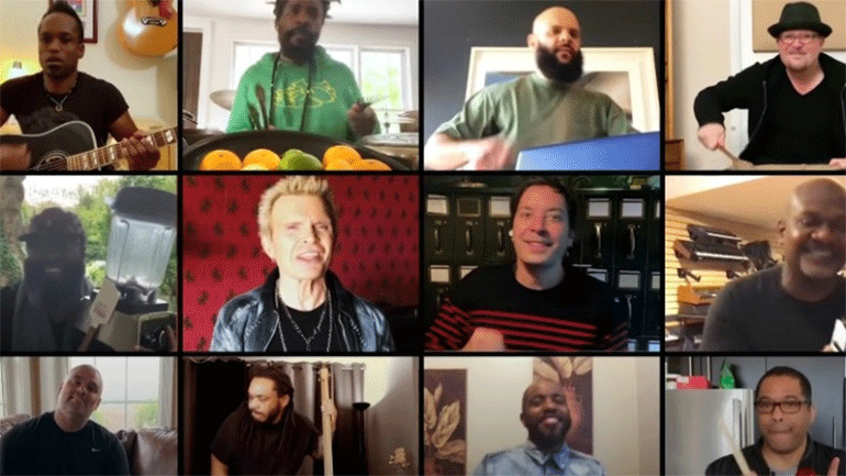 Billy Idol και Jimmy Fallon στο «Dancing With Myself», από το σπίτι τους